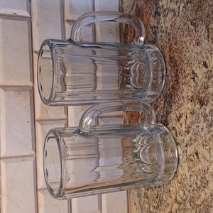 Glass Beer Mugs or Float Mugs - (Pair)